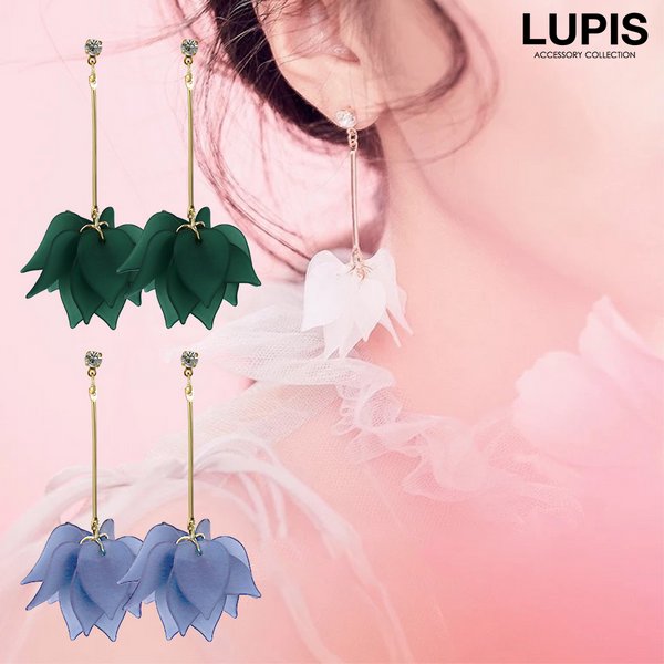 パステルペタルフックピアス| 激安ピアスの通販販売 - ルピス(LUPIS)