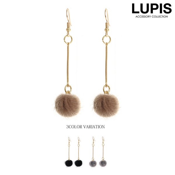 ロングチェーンファーピアス | 激安ピアスの通販販売 - ルピス(LUPIS)